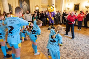 Elmbridge Eagles Rugby League at Downing Street